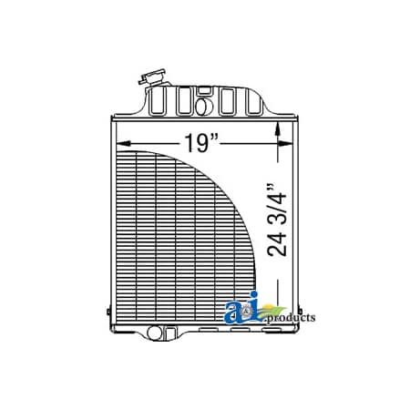 A & I Products Radiator 36" x23" x11" A-AR61881